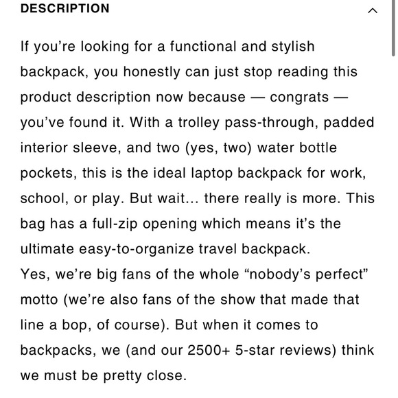 BÉIS The Travel Backpack – Beige - Picture 14 of 14